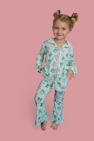 CLOVER BOWS DREAM GIRL'S FLARE SET