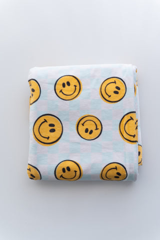 BE HAPPY CHECKERS DREAM TOWEL