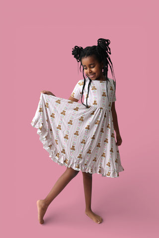 BEAR-Y BLOSSOMS DREAM RUFFLE DRESS