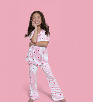 SWEETHEART STRIPES DREAM GIRL'S FLARE SET