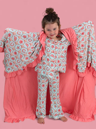 COASTAL COWGIRL DREAM RUFFLE BLANKET