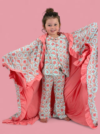 COASTAL COWGIRL DREAM RUFFLE BLANKET