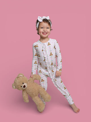 BEAR-Y BLOSSOMS DREAM RUFFLE ROMPER