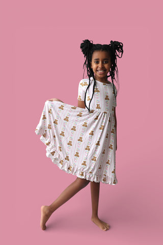BEAR-Y BLOSSOMS DREAM RUFFLE DRESS