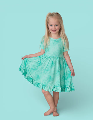 JADE MIST DREAM RUFFLE DRESS