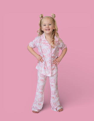 BLUSH BUNNY TOILE DREAM GIRL'S FLARE SET