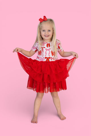 BE MINE BOWS DREAM TUTU DRESS
