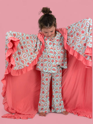 COASTAL COWGIRL DREAM RUFFLE BLANKET