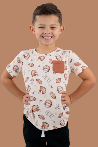 TINY TOUCHDOWN DREAM POCKET TEE