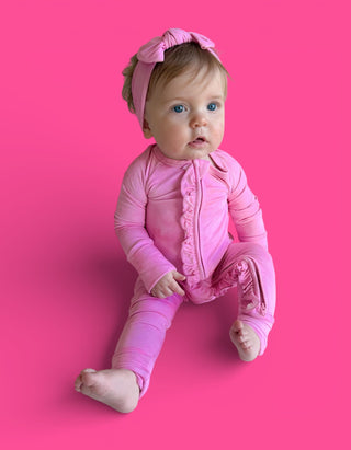 PINK DAYDREAM DREAM RUFFLE ROMPER