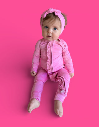 PINK DAYDREAM DREAM RUFFLE ROMPER