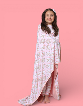 BUNNY BOW BLOSSOMS DREAM BLANKET