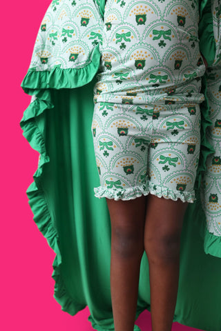 CLOVER & COINS DREAM RUFFLE SHORT SET