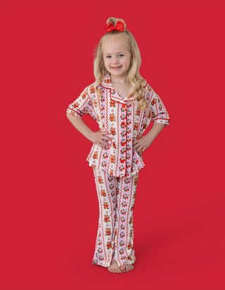 BERRY BEAR BLISS DREAM GIRL'S FLARE SET