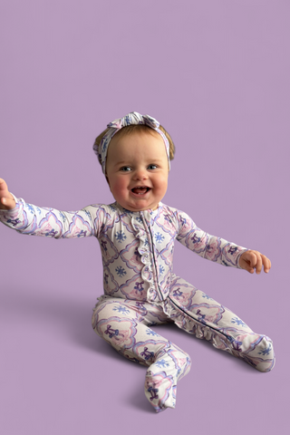 ICY WONDERLAND DREAM RUFFLE ROMPER