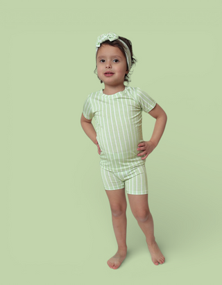 SPRINGTIME STRIPE DREAM SHORT SET