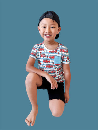 FIRETRUCK FRENZY DREAM POCKET TEE