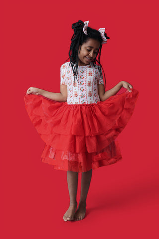 BERRY BEAR BLISS DREAM TUTU DRESS