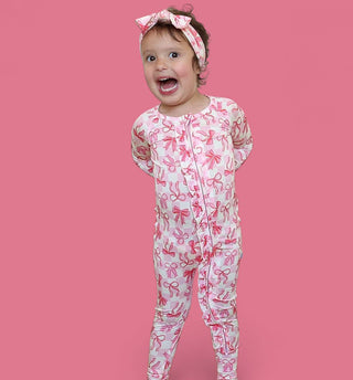 BOW CHECKERED CHARM DREAM RUFFLE ROMPER