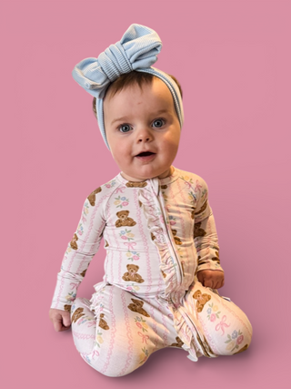 BEAR-Y BLOSSOMS DREAM RUFFLE ROMPER