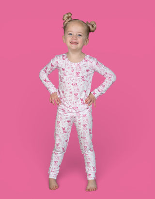 PINK PUPPY TOILE DREAM SET