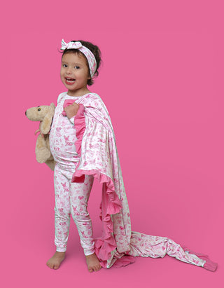 PINK PUPPY TOILE DREAM SET