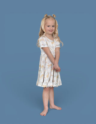 MEADOW HOP DREAM RUFFLE DRESS