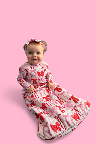 PRE-ORDER BE MINE BOWS DREAM SLEEP SACK