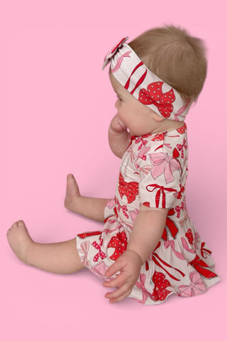 BE MINE BOWS DREAM BODYSUIT DRESS