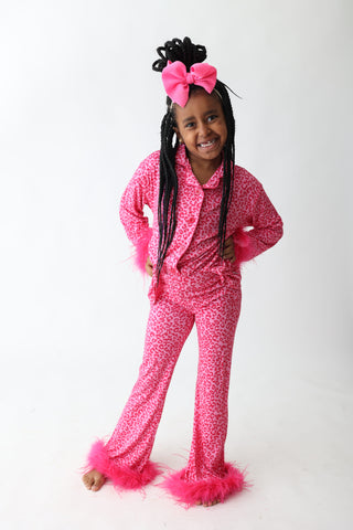 LOVE LEOPARD GIRL’S FLARE FEATHERED DREAM SET
