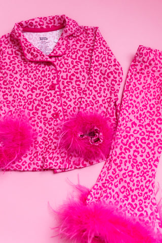 LOVE LEOPARD GIRL’S FLARE FEATHERED DREAM SET