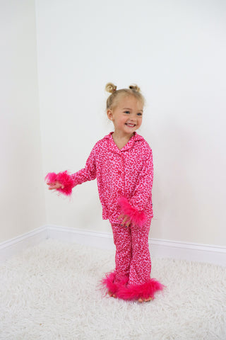 LOVE LEOPARD GIRL’S FLARE FEATHERED DREAM SET
