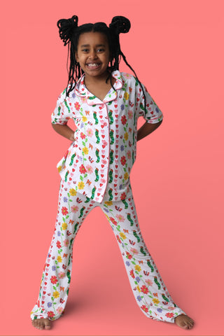 LOVEBUG BLOOMS DREAM GIRL'S FLARE SET