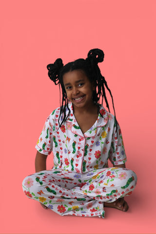 LOVEBUG BLOOMS DREAM GIRL'S FLARE SET