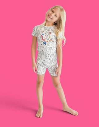 COLOR ME MAGICAL DREAM SHORT SET