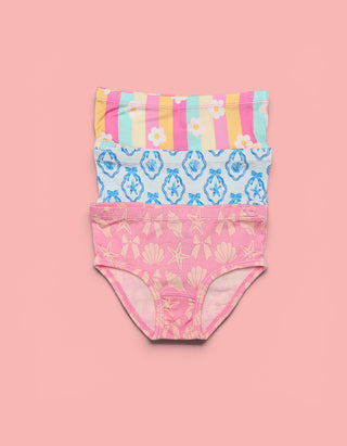 COASTAL CHIC DREAM GIRL'S BRIEF SET