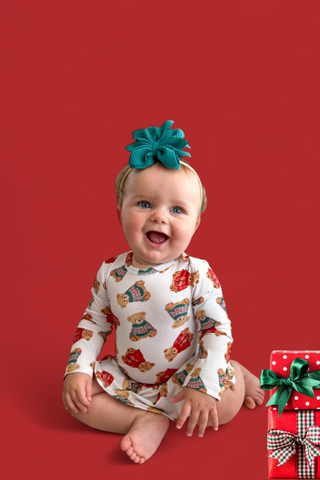 BEAR-Y COZY CHRISTMAS DREAM BODYSUIT DRESS