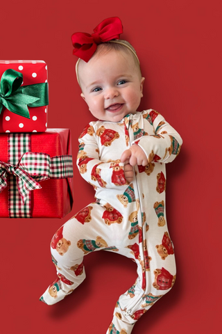BEAR-Y COZY CHRISTMAS DREAM ROMPER
