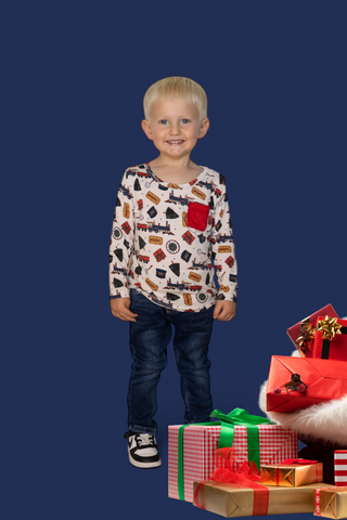 POLAR MAGIC EXPRESS DREAM LONG SLEEVE POCKET TEE