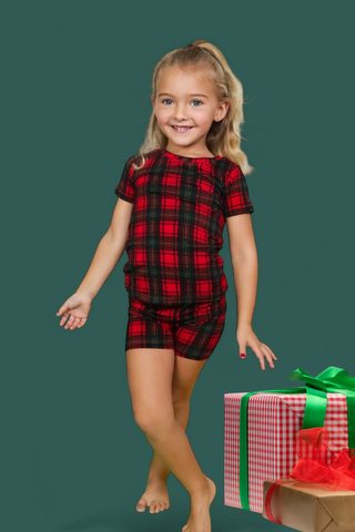TARTAN CHEER DREAM SHORT SET