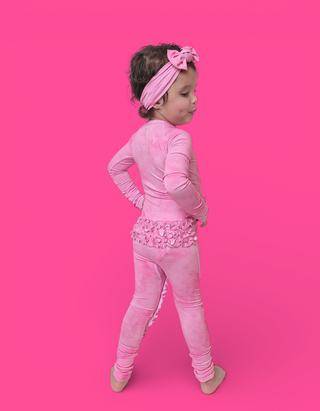 PINK DAYDREAM DREAM RUFFLE ROMPER