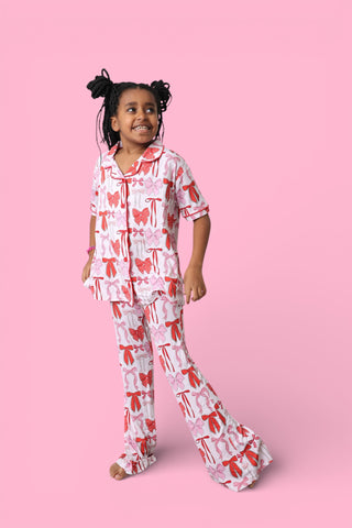 BE MINE BOWS DREAM GIRL'S FLARE SET