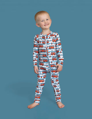 FIRETRUCK FRENZY DREAM ROMPER