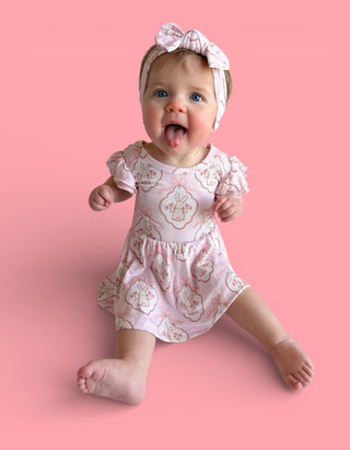 BUNNY BOW BLOSSOMS DREAM BODYSUIT DRESS
