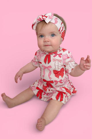 BE MINE BOWS DREAM BODYSUIT DRESS