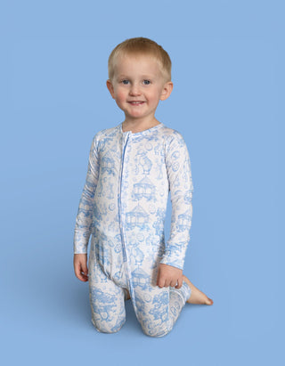 BLUEBELL EASTER TOILE DREAM ROMPER