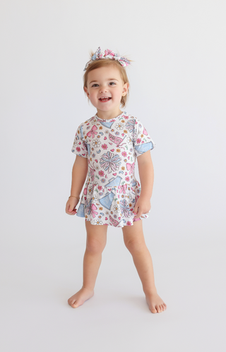 POM POWER DREAM BODYSUIT DRESS