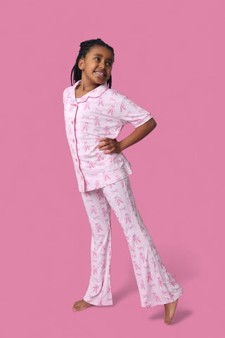 BALLET BOW BLISS DREAM GIRL'S FLARE SET