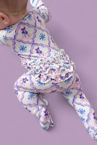 ICY WONDERLAND DREAM RUFFLE ROMPER