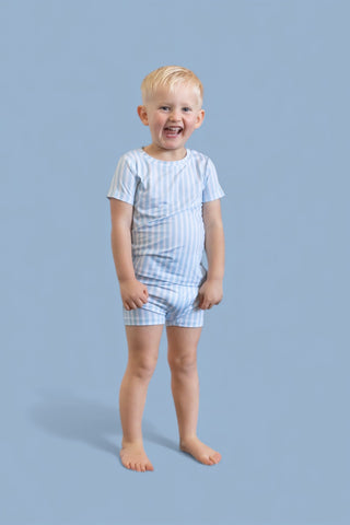 SEASIDE STRIPE DREAM SHORT SET